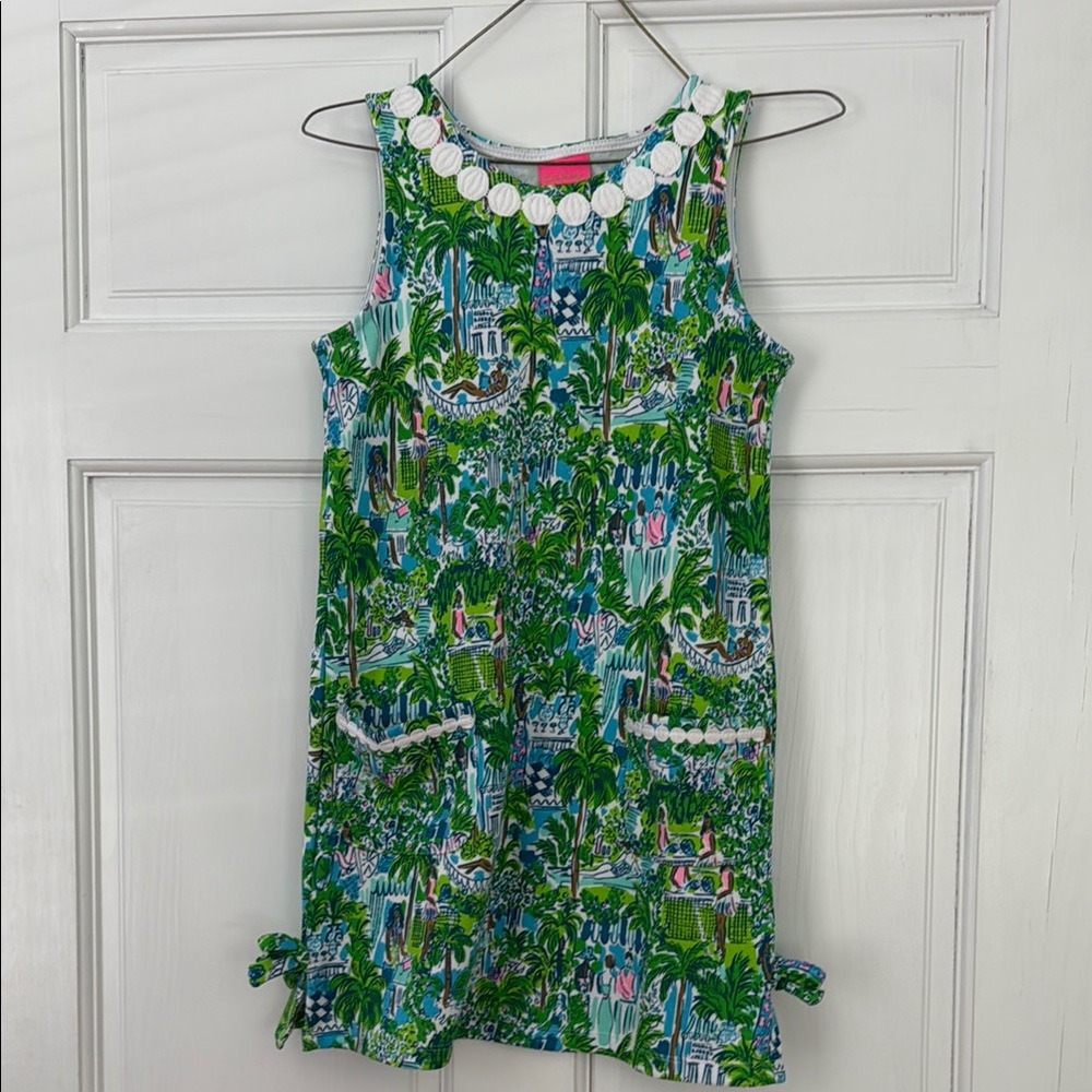 Lilly Pulitzer Green Halter Sundress Resort Wear